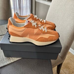 New Balance Women's Peach and Cream Athletic Shoes